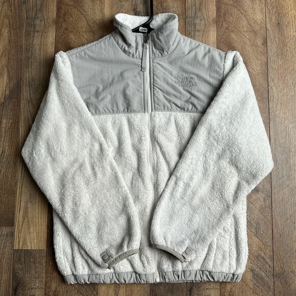 The North‎ Face Denali Jacket Girls Large Gray Sherpa Fleece Exploring 3250 - Picture 1 of 11